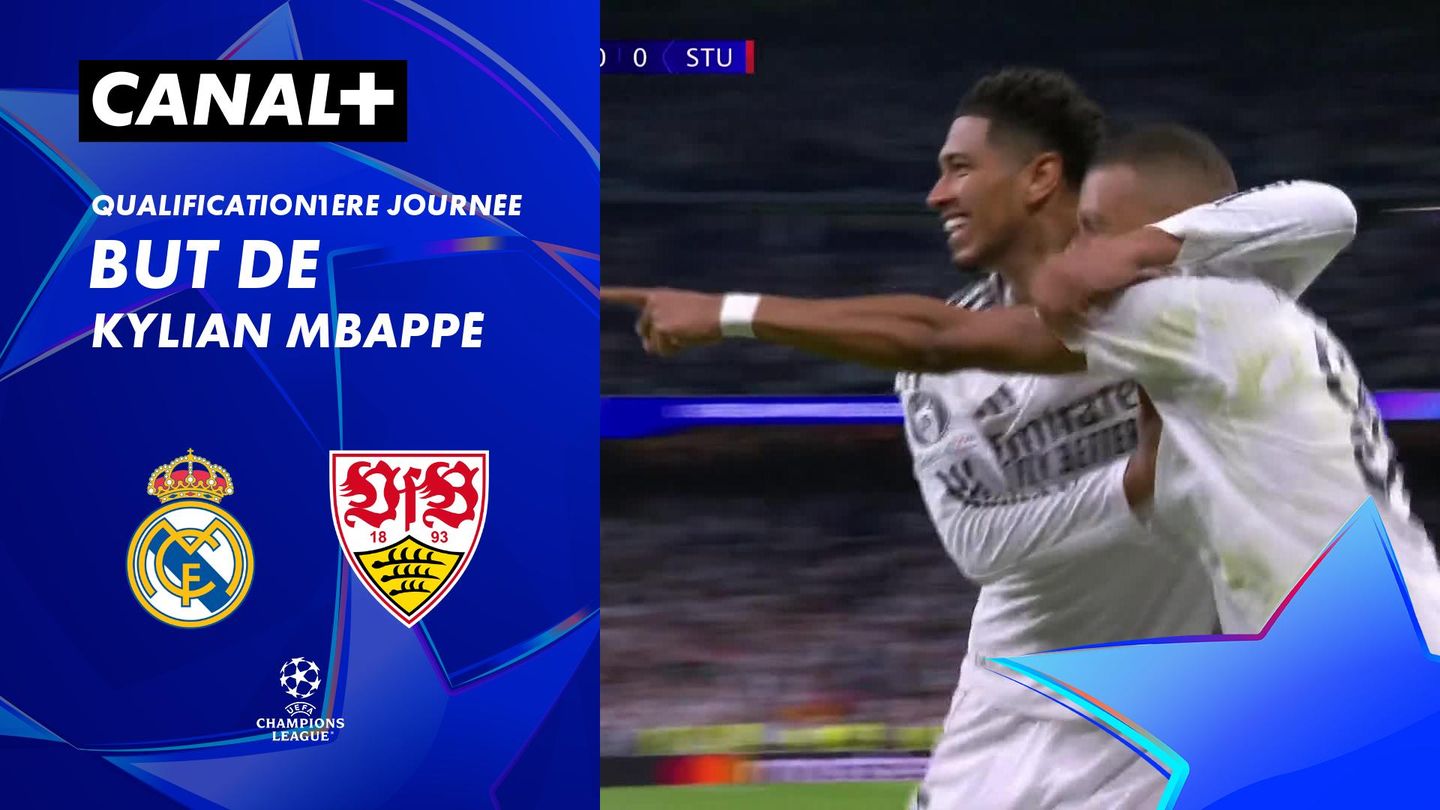 Le but de Kylian Mbappé contre Stuttgart (46')