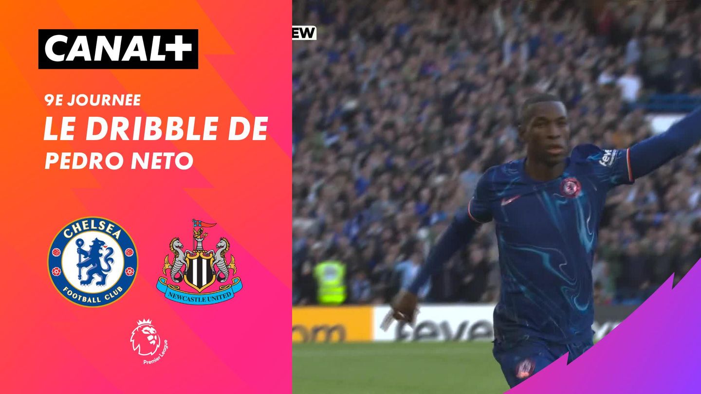 Le dribble de Pedro Neto contre Newcastle (18')