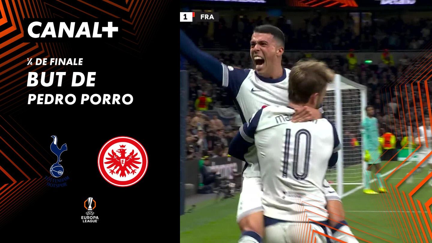 Le but de Pedro Porro contre Francfort (26')