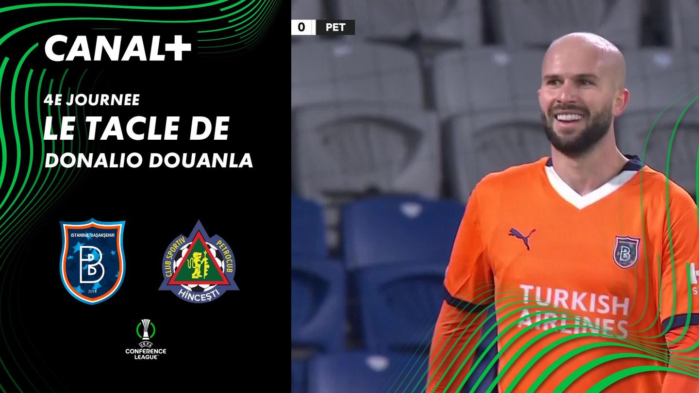 Le tacle de Donalio Douanla contre Istanbul Basaksehir (65')