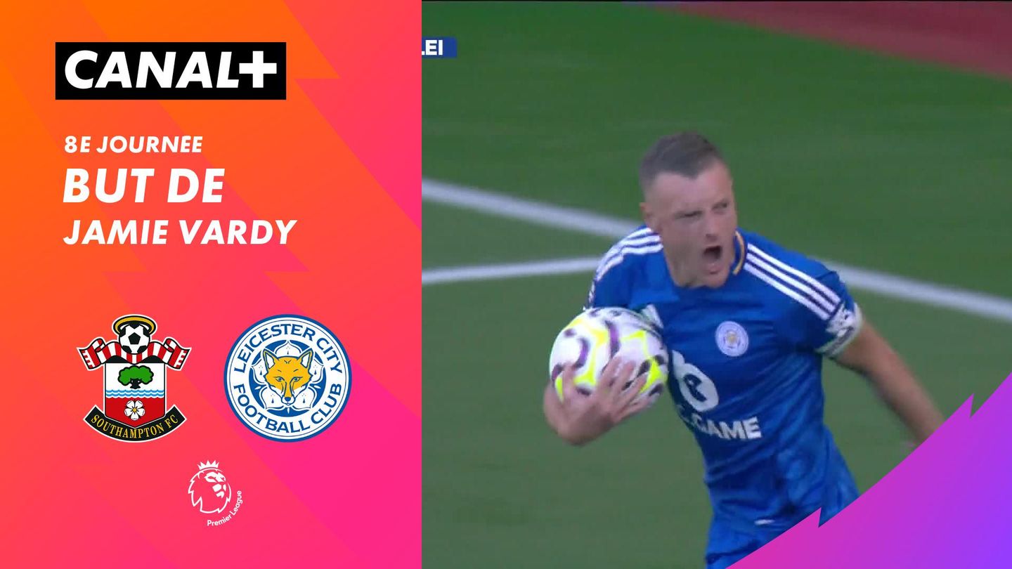 Le but de Jamie Vardy contre Southampton (74')