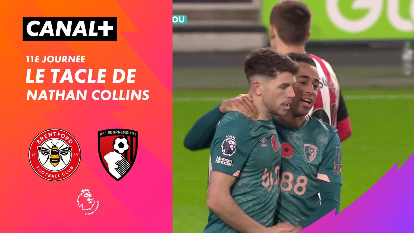 Le tacle de Nathan Collins contre Bournemouth (48')