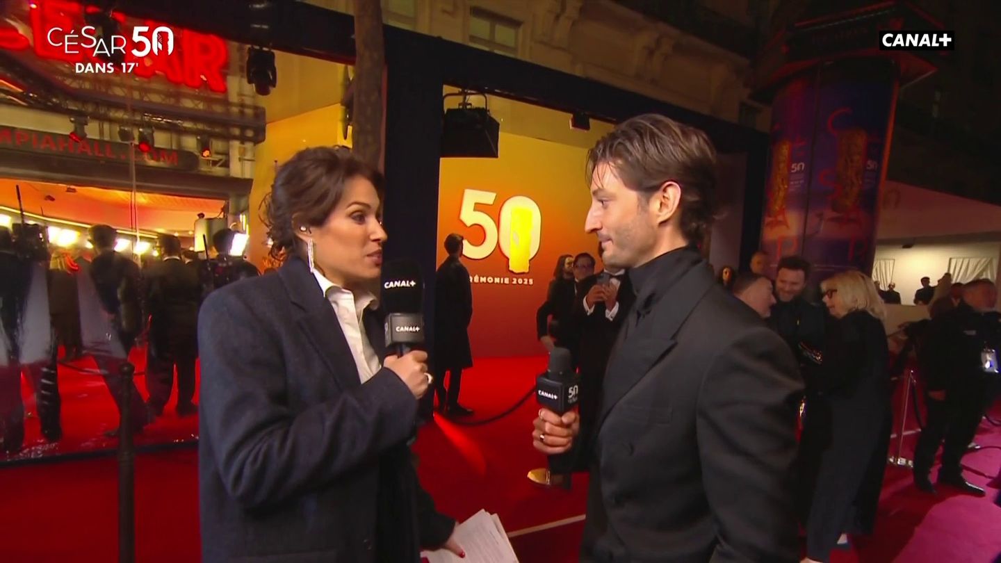 "On s'imagine jamais faire un succès quand on fait un succès" Pierre Niney au César 2025