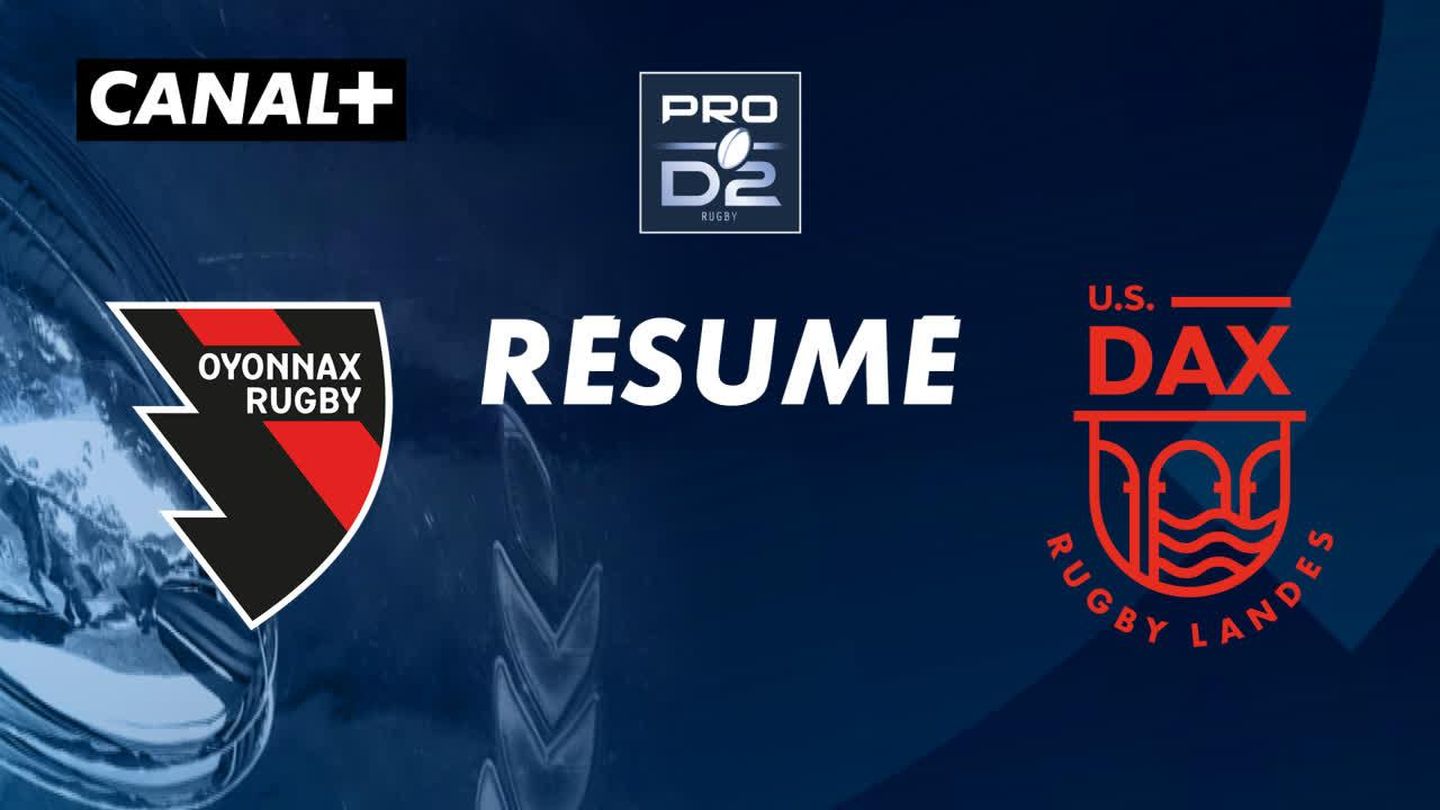 Le résumé de Oyonnax / Dax