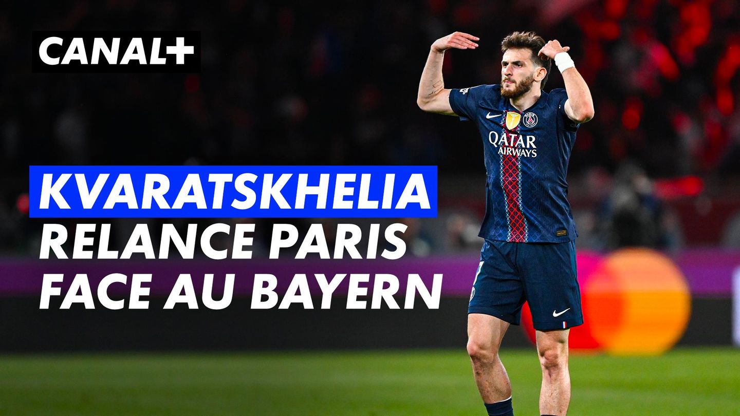 Kvaratskhelia remet Paris dans la partie face au Bayern !