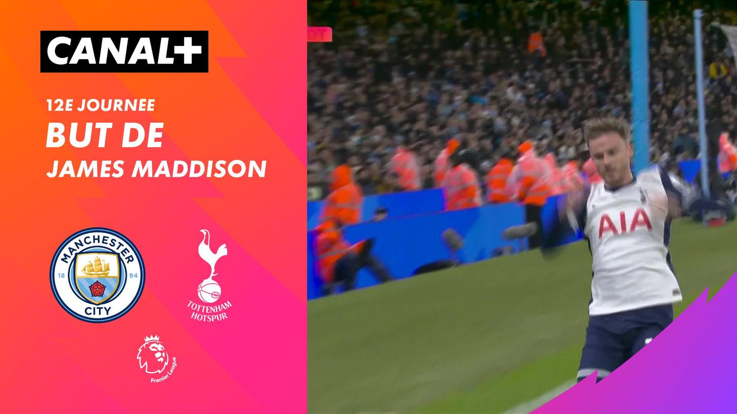 Le but de James Maddison contre Man City (20')