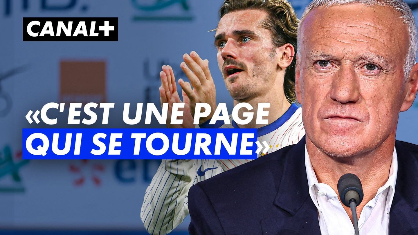 Didier DESCHAMPS réagit à la retraite internationale d'Antoine GRIEZMANN