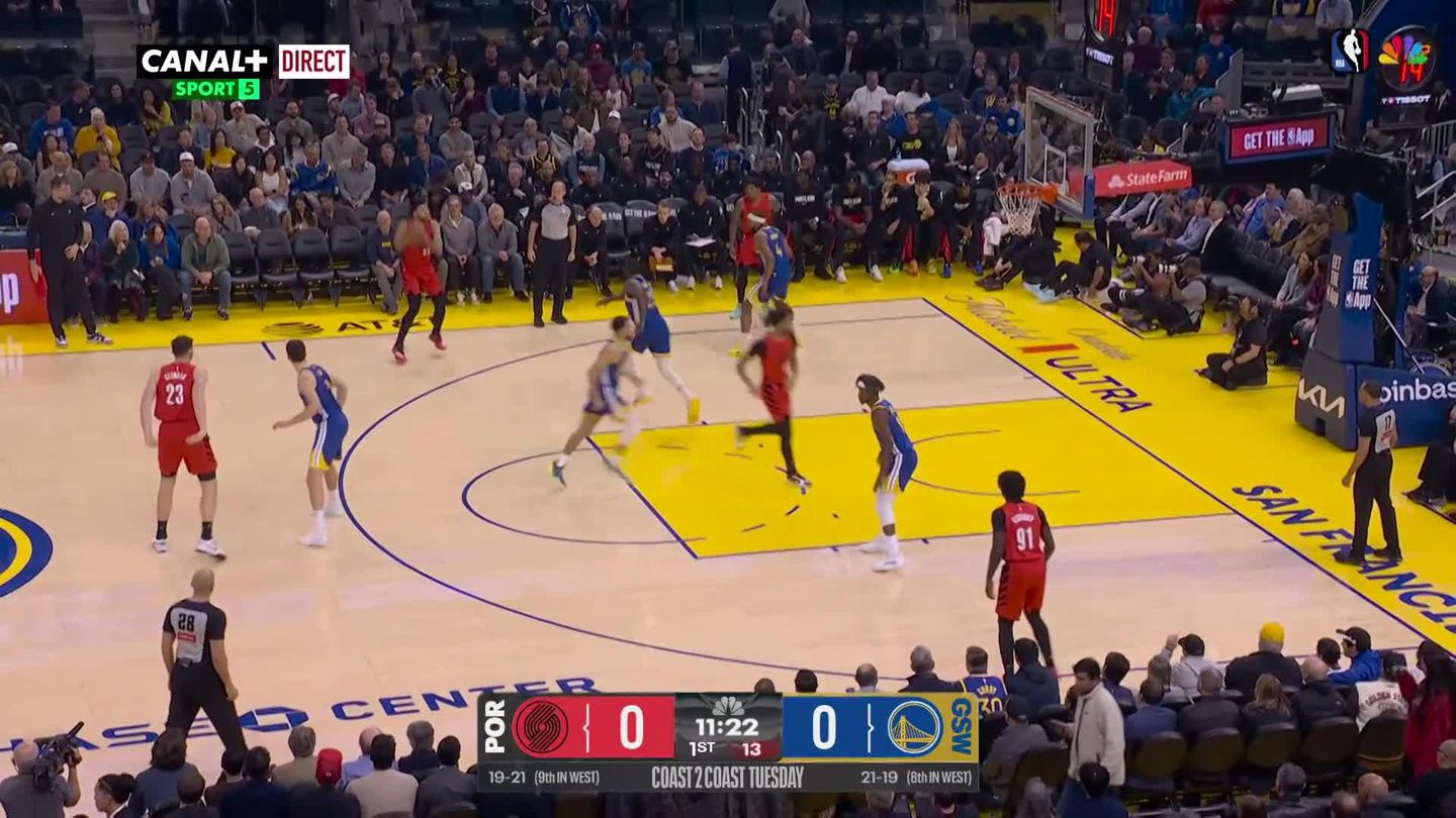 Golden State Warriors vs. Portland Trail Blazers - Game Highlights