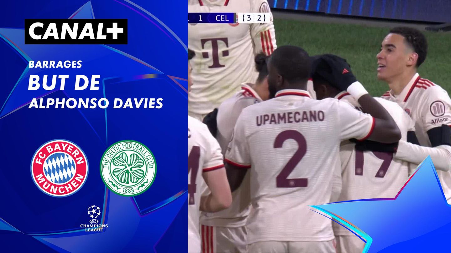 Le but de Alphonso Davies contre Celtic (94')