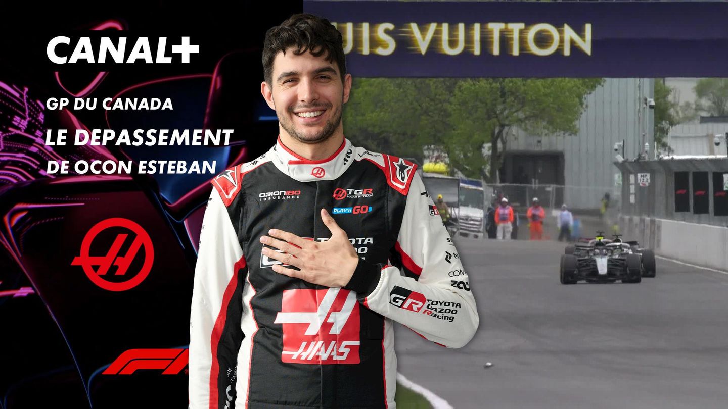 Le dépassement de Ocon Esteban au Grand Prix du Canada- 41e tour - 13e tour