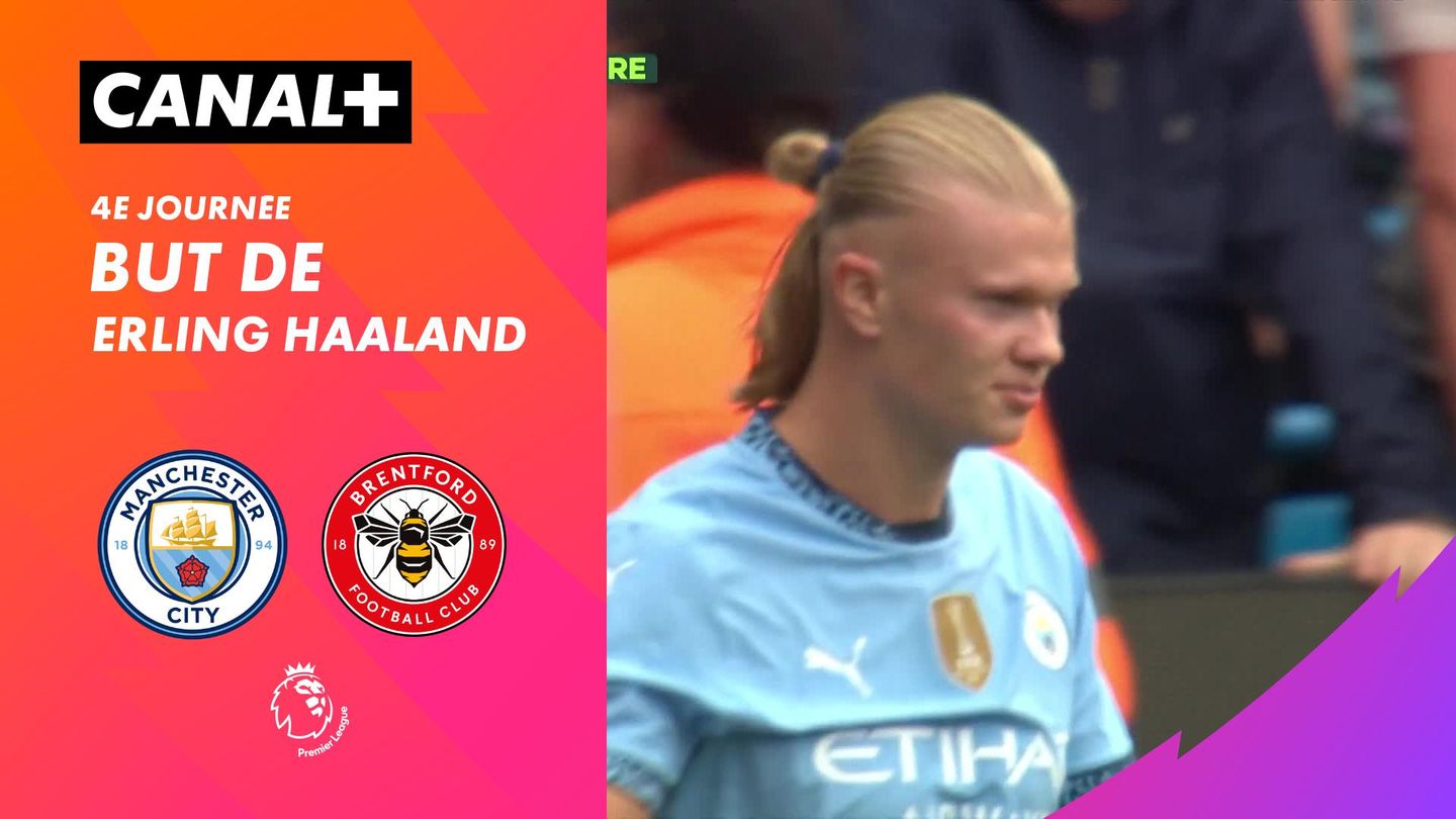 Le but de Erling Haaland contre Brentford (32')