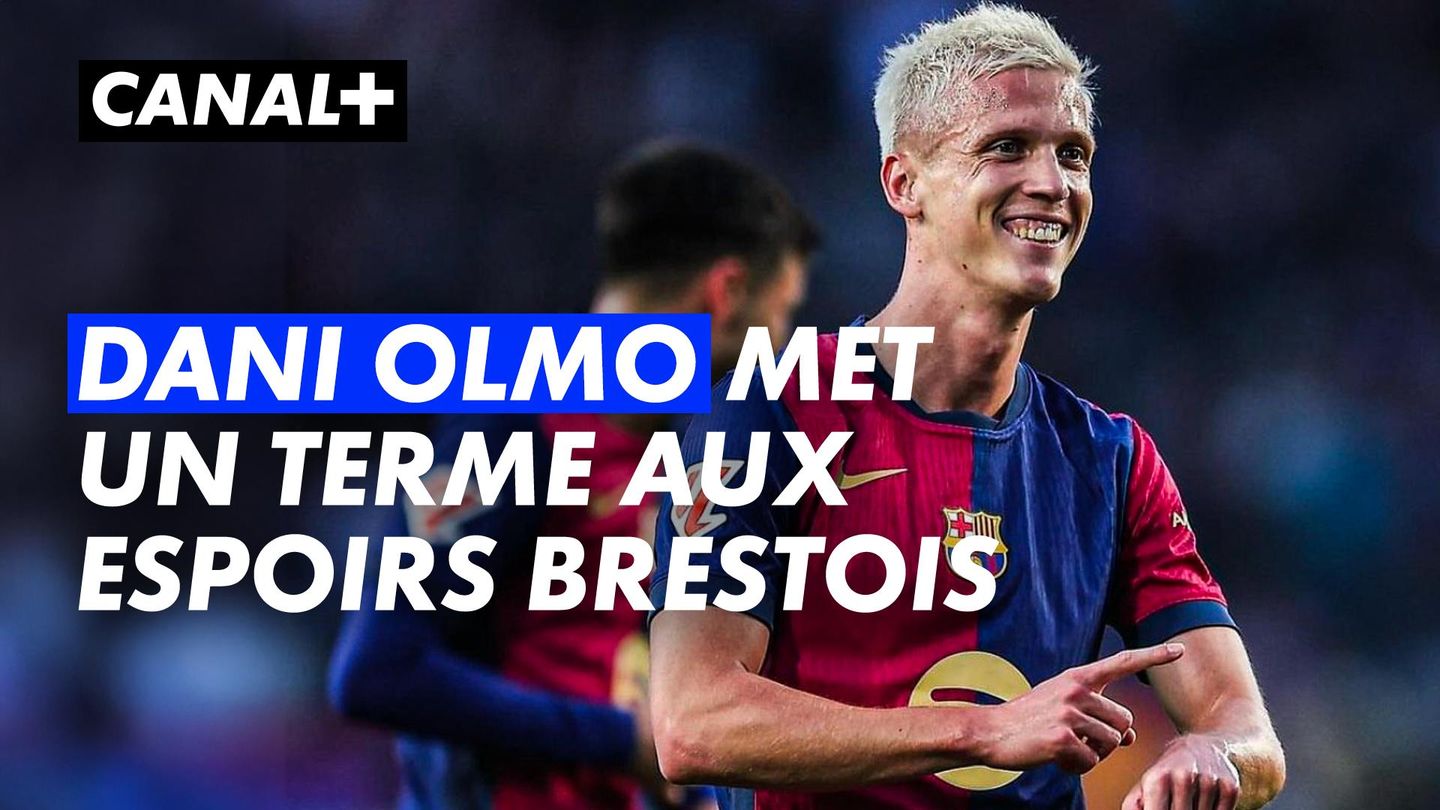 Dani Olmo inscrit le but du 2-0 pour Barcelone face à Brest