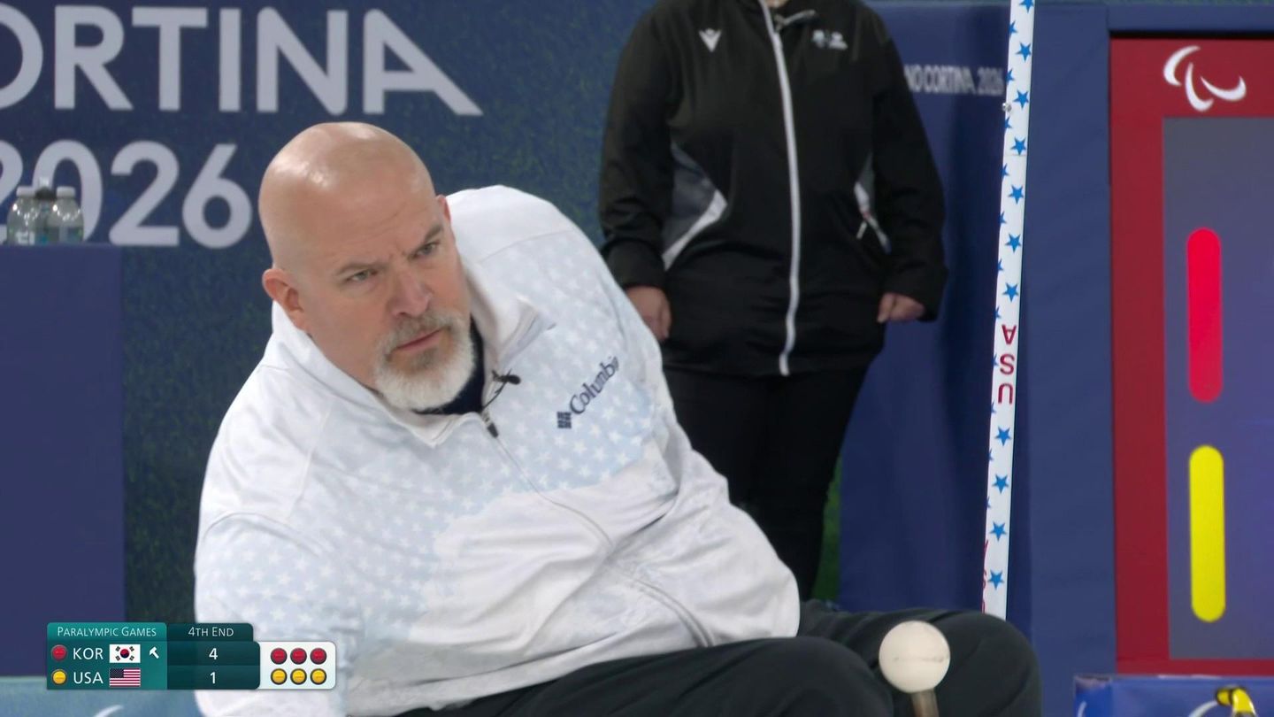 Curling fauteuil - Corée - États-Unis , double mixte