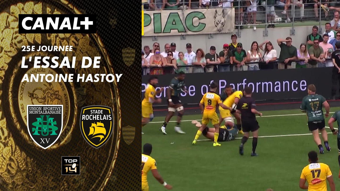 L'essai de Antoine Hastoy contre US Montauban