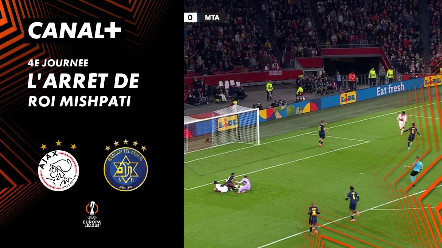 L'arrêt de Roi Mishpati contre Ajax Amsterdam (4')