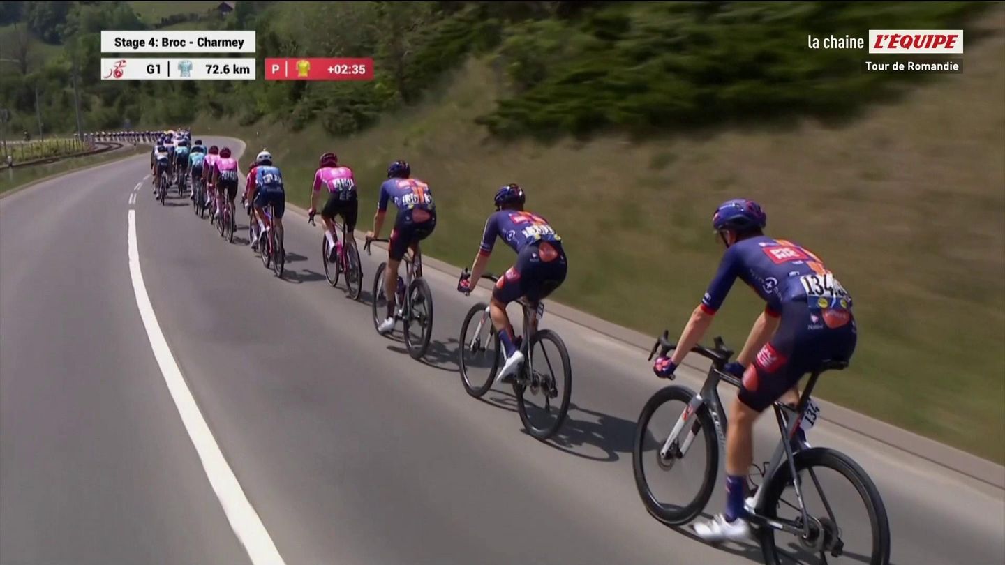 4e étape . Broc - Charmey (149,6 km)