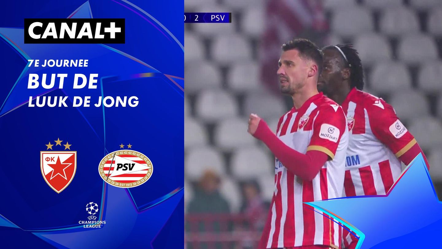 Le but de Luuk de Jong contre Etoile rouge de Belgrade (25')