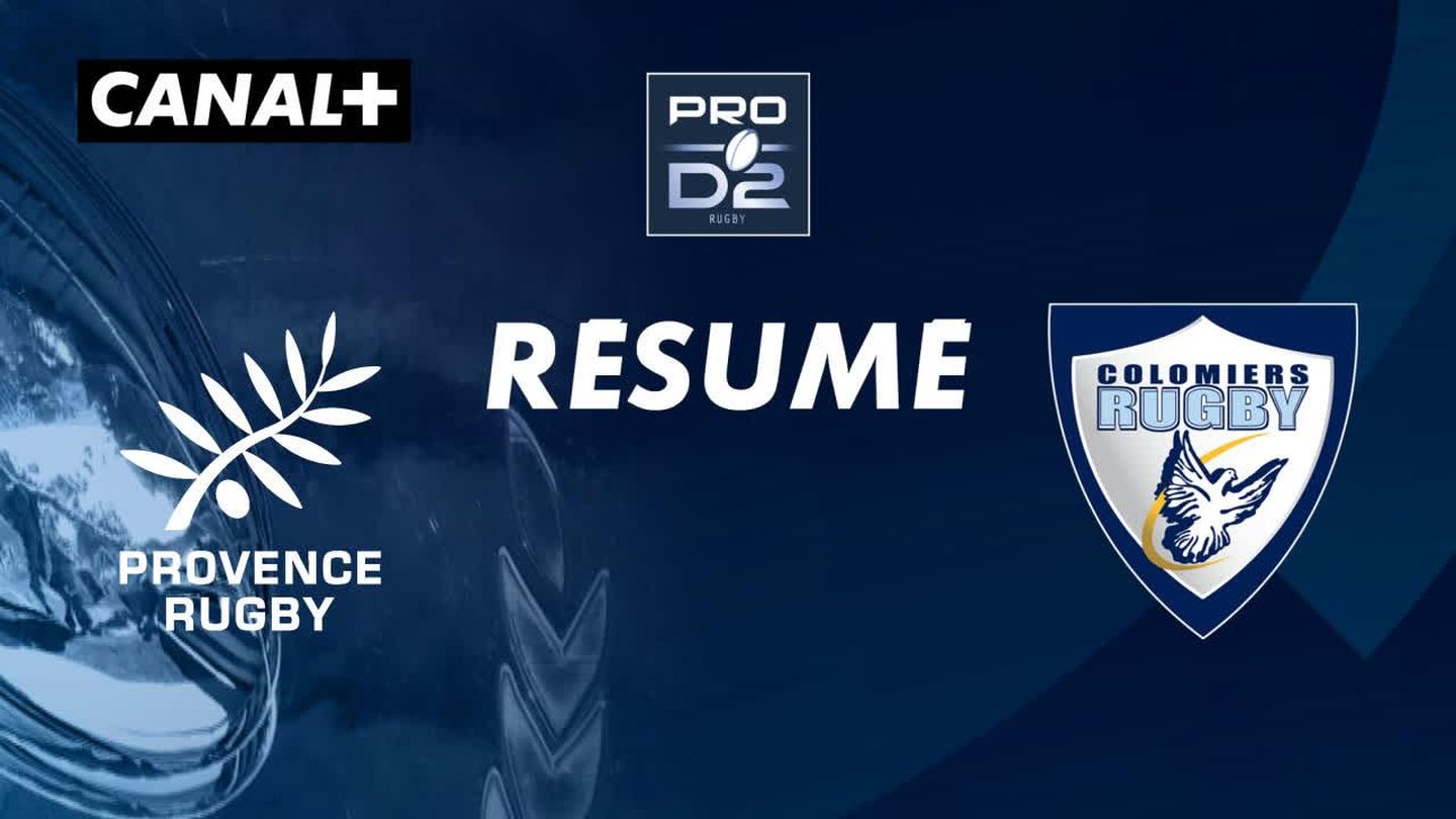Le résumé de Provence Rugby / Colomiers