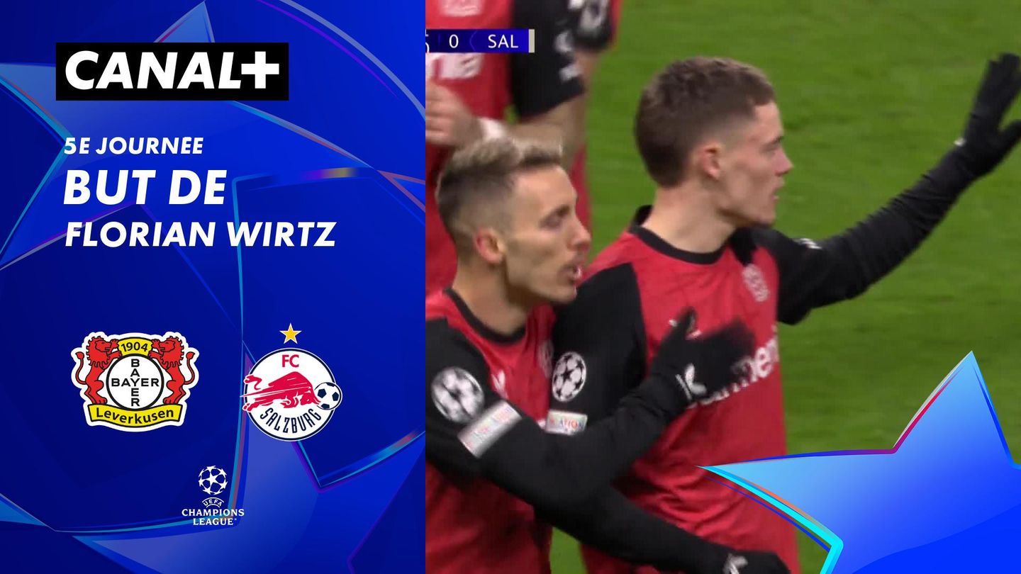 Le but de Florian Wirtz contre RB Salzburg (8')