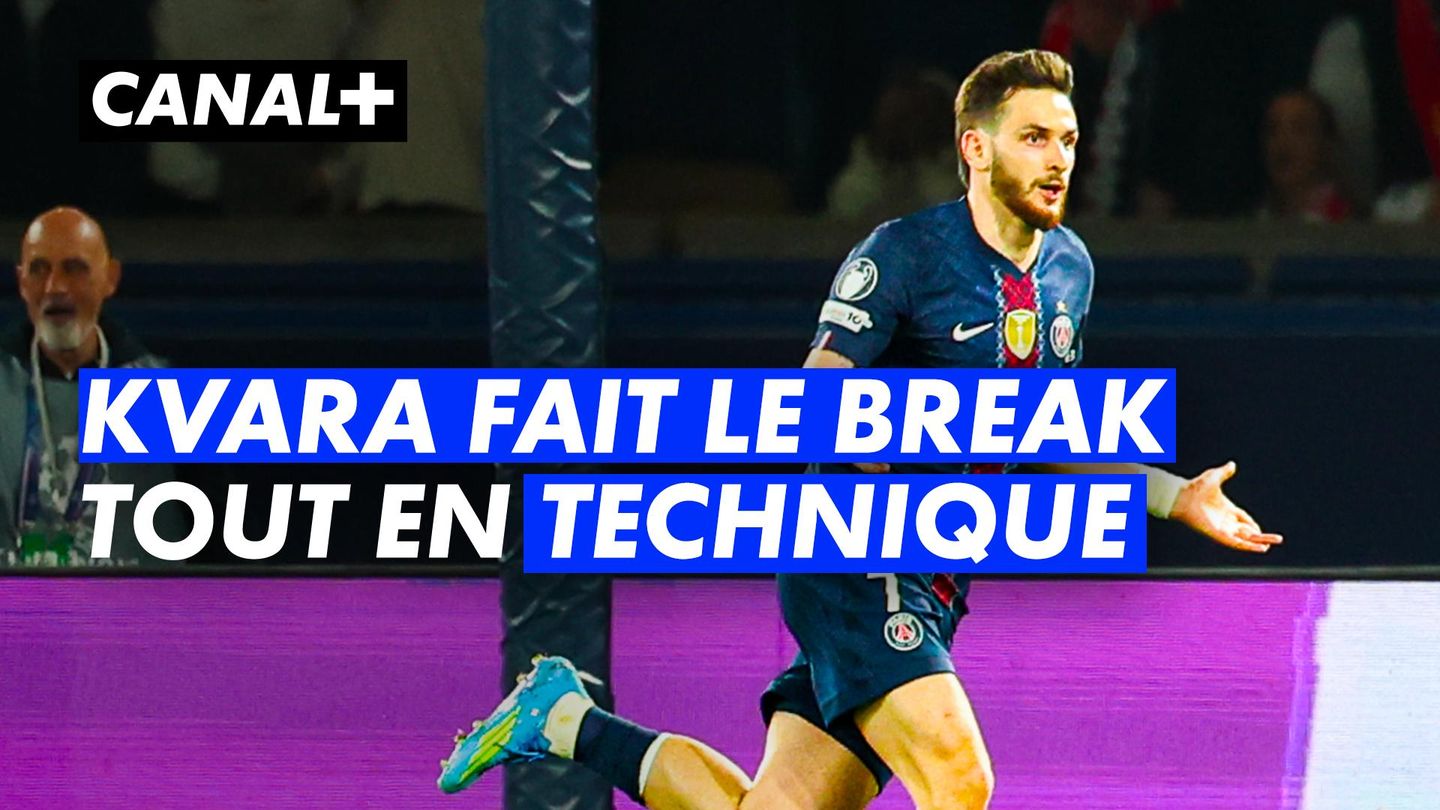 Kvaratskhelia double la mise pour le PSG contre Liverpool - Ligues des champions 2025-2026