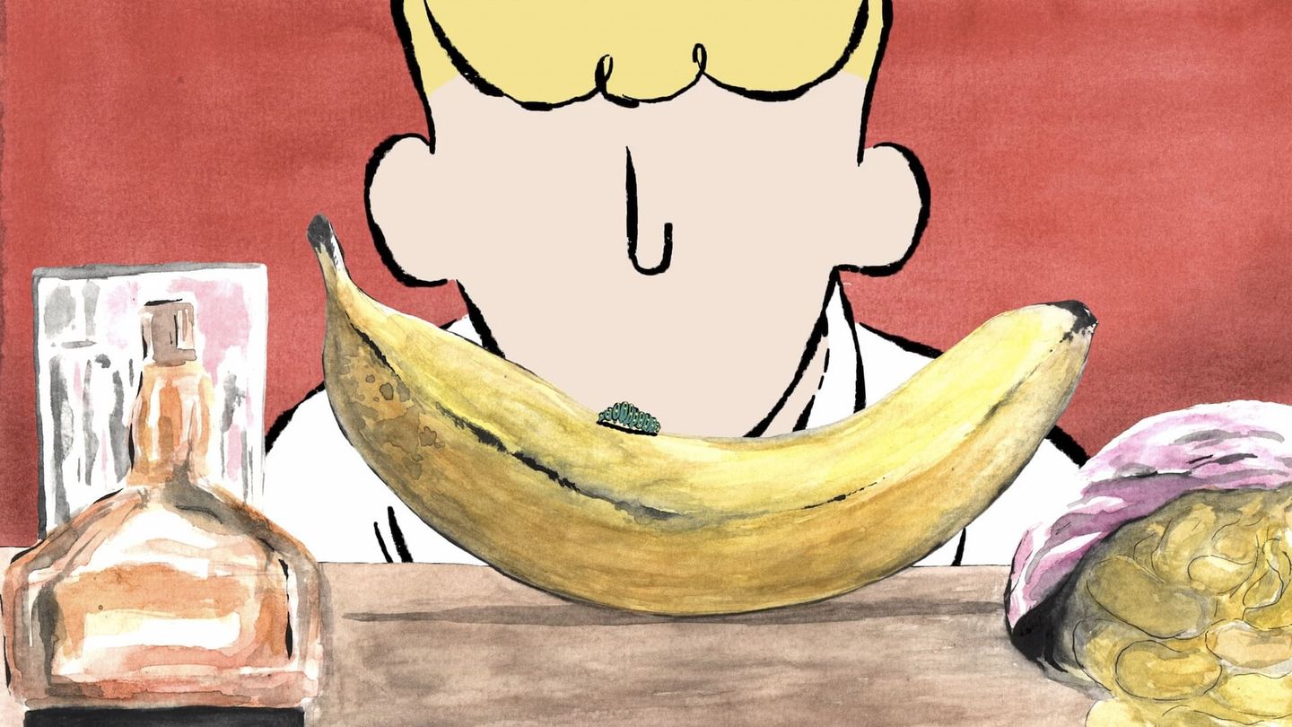 J'ai avalé une chenille