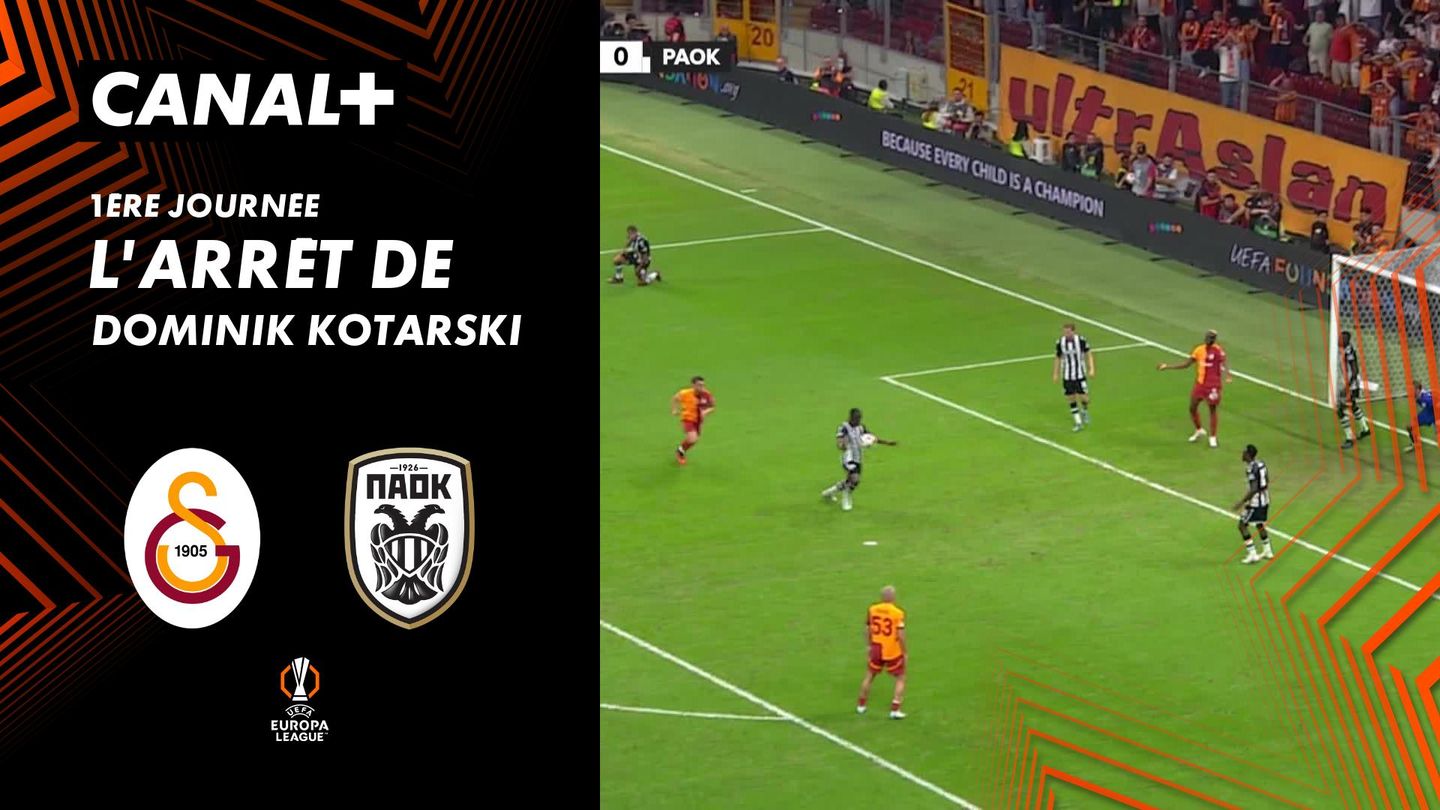 L'arrêt de Dominik Kotarski contre Galatasaray (63')