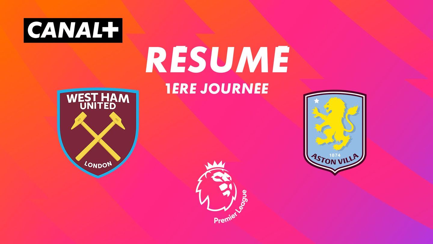 Le résumé de West Ham / Aston Villa - Premier League 2024-25 (J1)