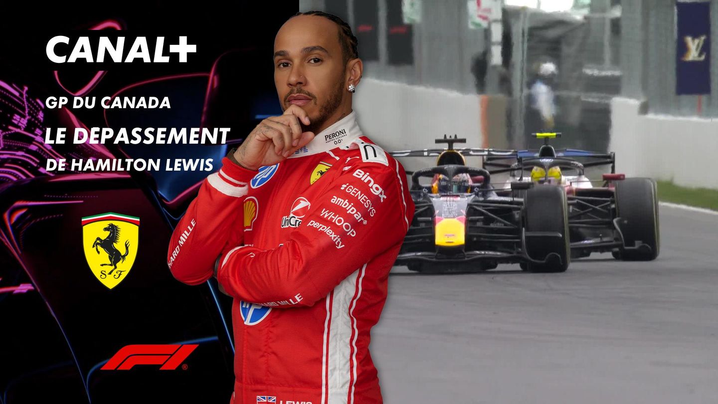 Le dépassement de Hamilton Lewis au Grand Prix du Canada- 62e tour - 2e tour