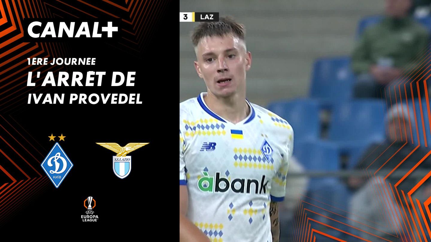 L'arrêt de Ivan Provedel contre Dynamo Kiev (71')