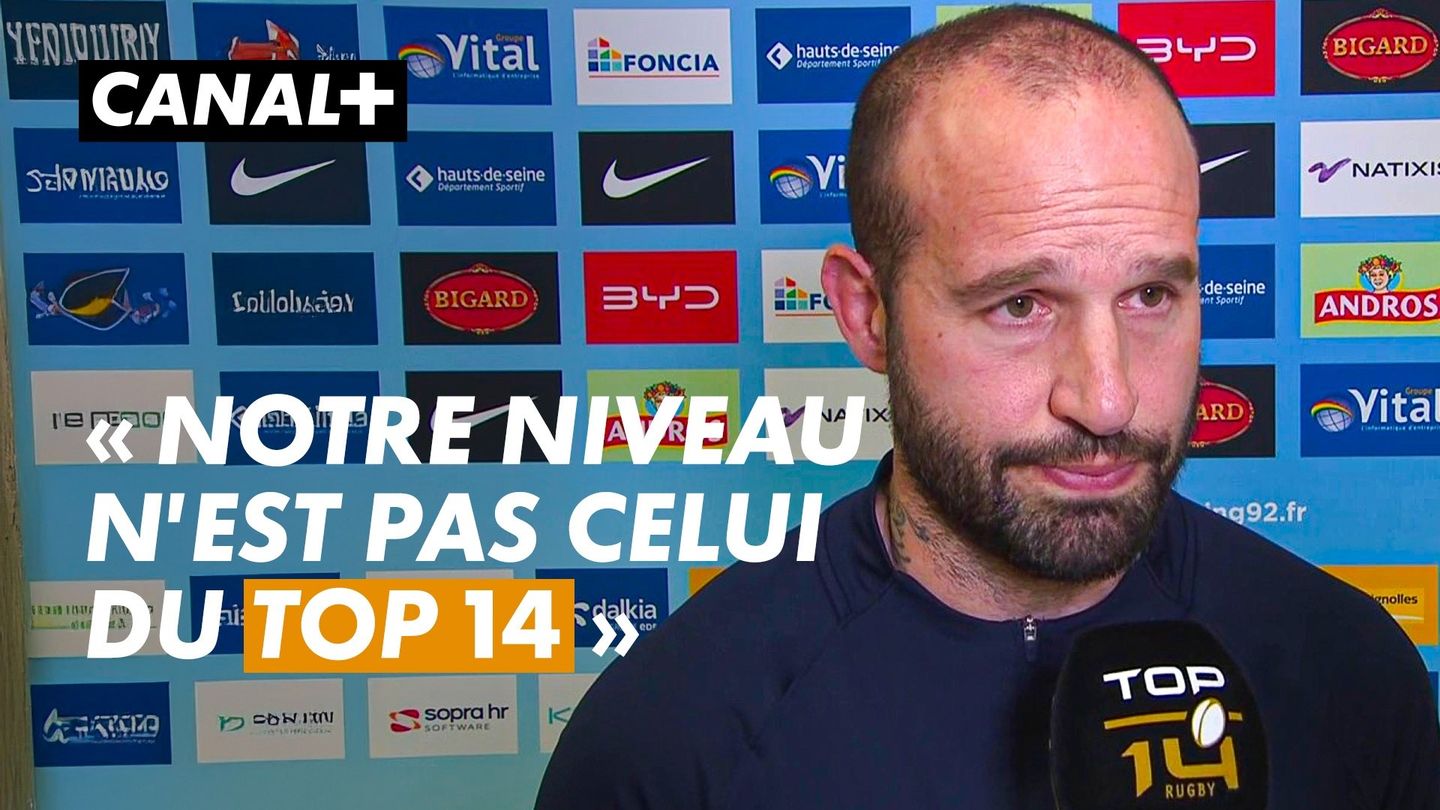 La colère de Frédéric Michalak après la défaite du Racing face à Castre