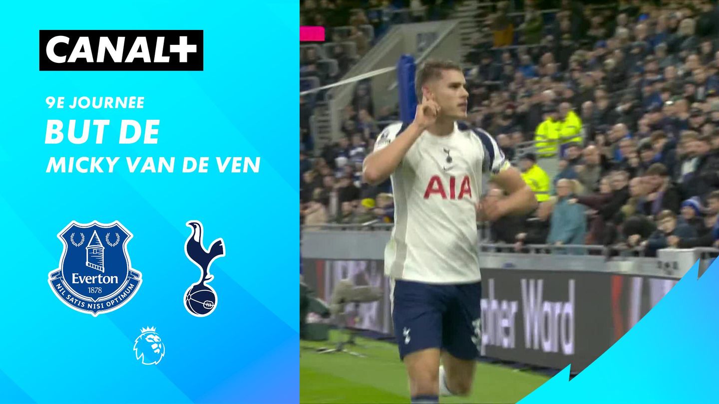 Le but de Micky van de Ven contre Everton (51')