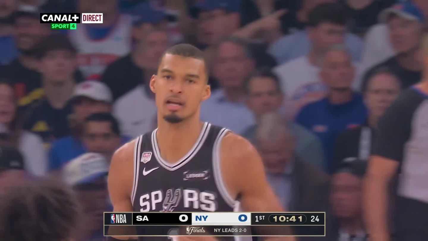 Victor Wembanyama porte les Spurs et relance les finales NBA