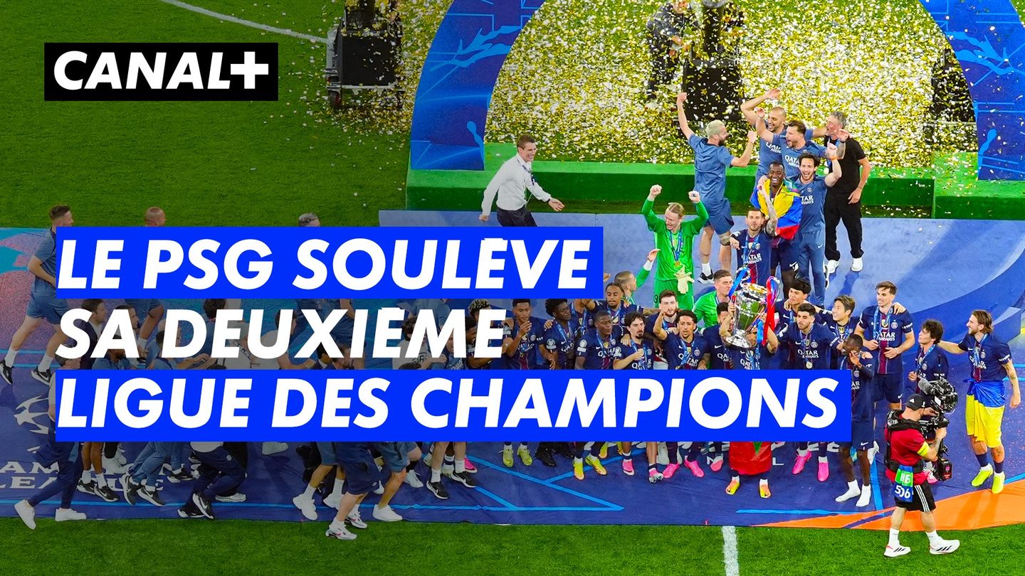 Le PSG soulève sa deuxième Ligue des champions
