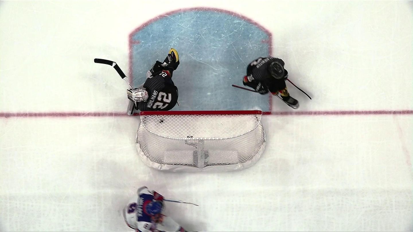 Para hockey sur glace - Allemagne - États-Unis , tour préliminaire