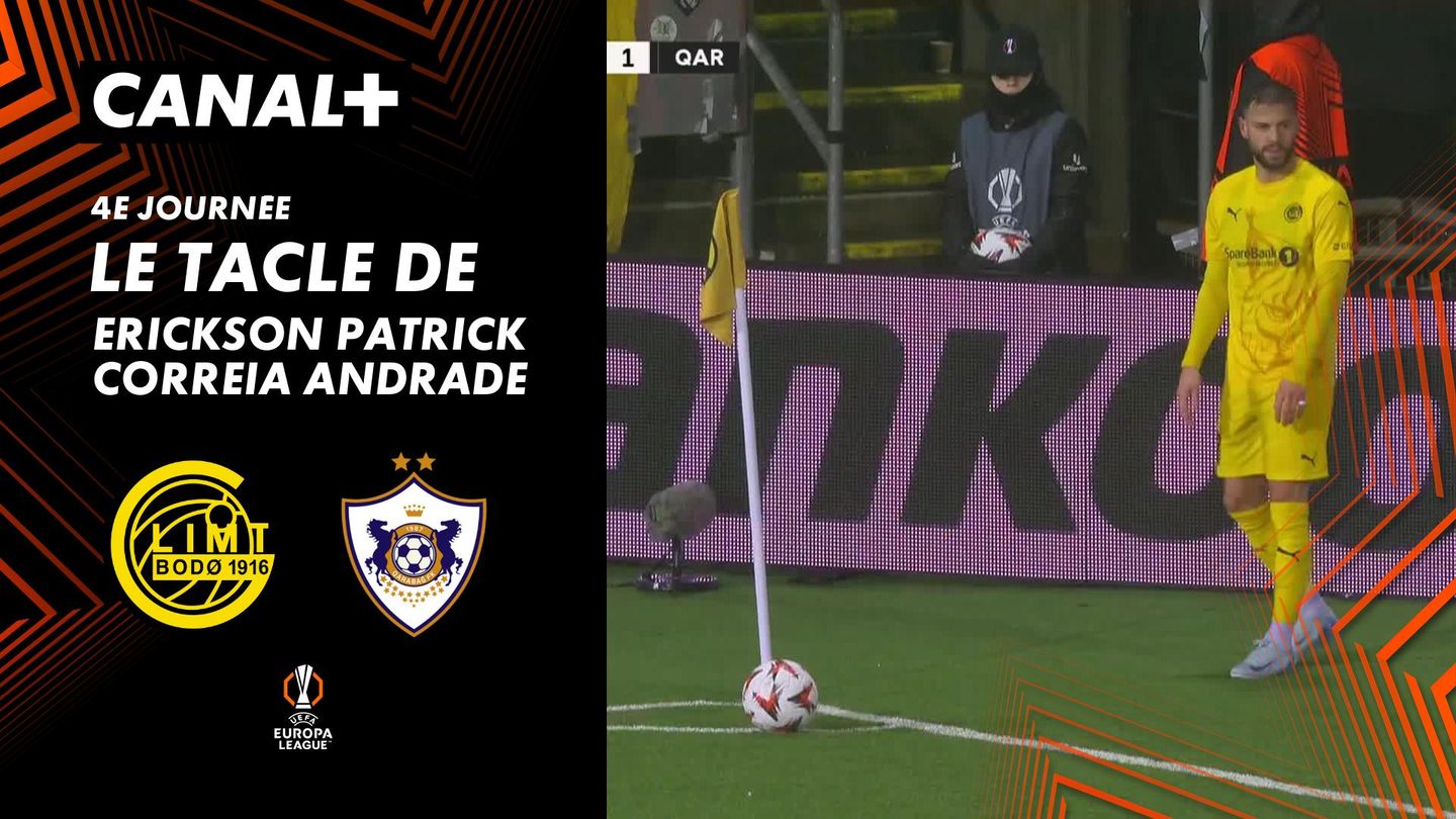 Le tacle de Erickson Patrick Correia Andrade contre Bodo/Glimt (33')