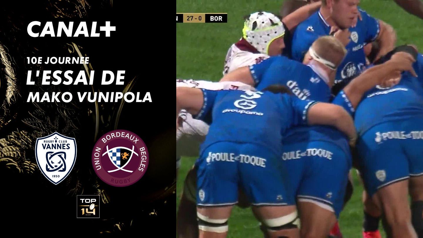 L'essai de Mako Vunipola contre Bordeaux-Bègles