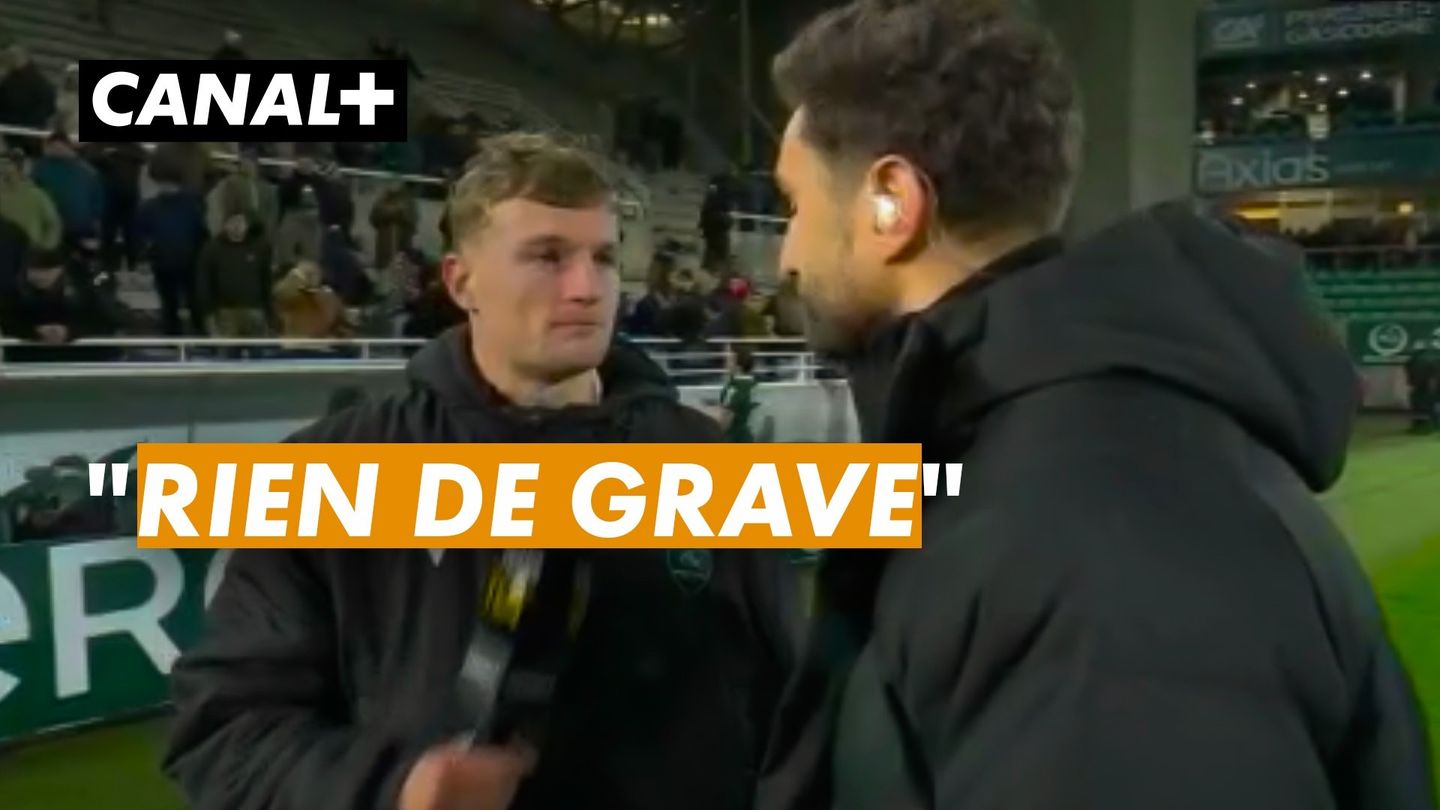Émilien Gailleton s'exprime sur sa sortie et sa blessure à l'épaule