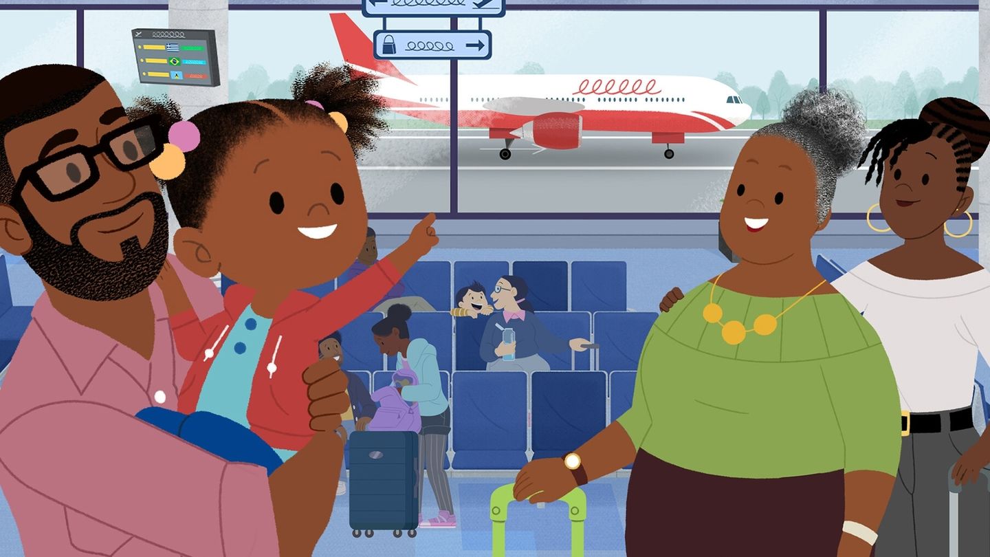 JoJo i Babcia - Na lotnisku