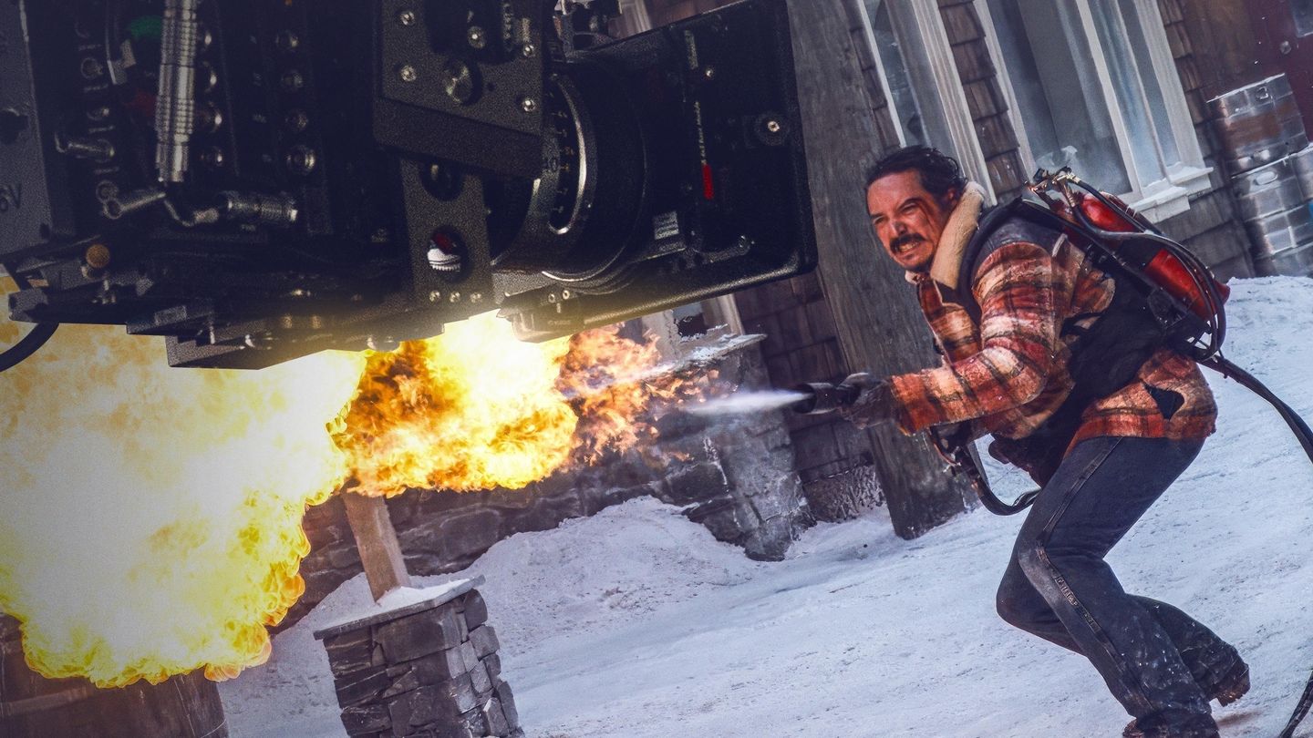 Na planie serialu „The Last of Us”