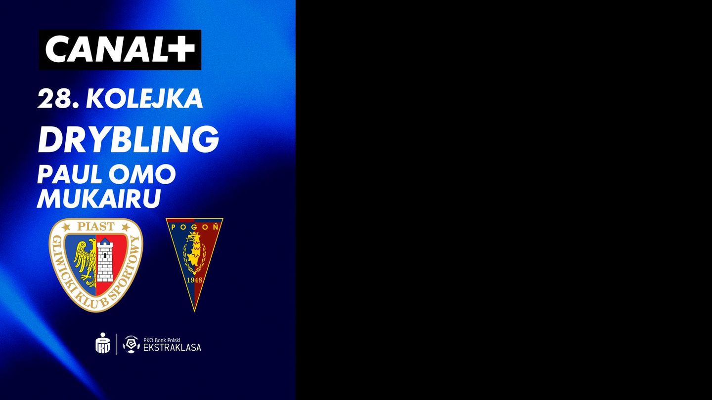 Drybling Paul Omo Mukairu przeciwko Piast Gliwice (47')