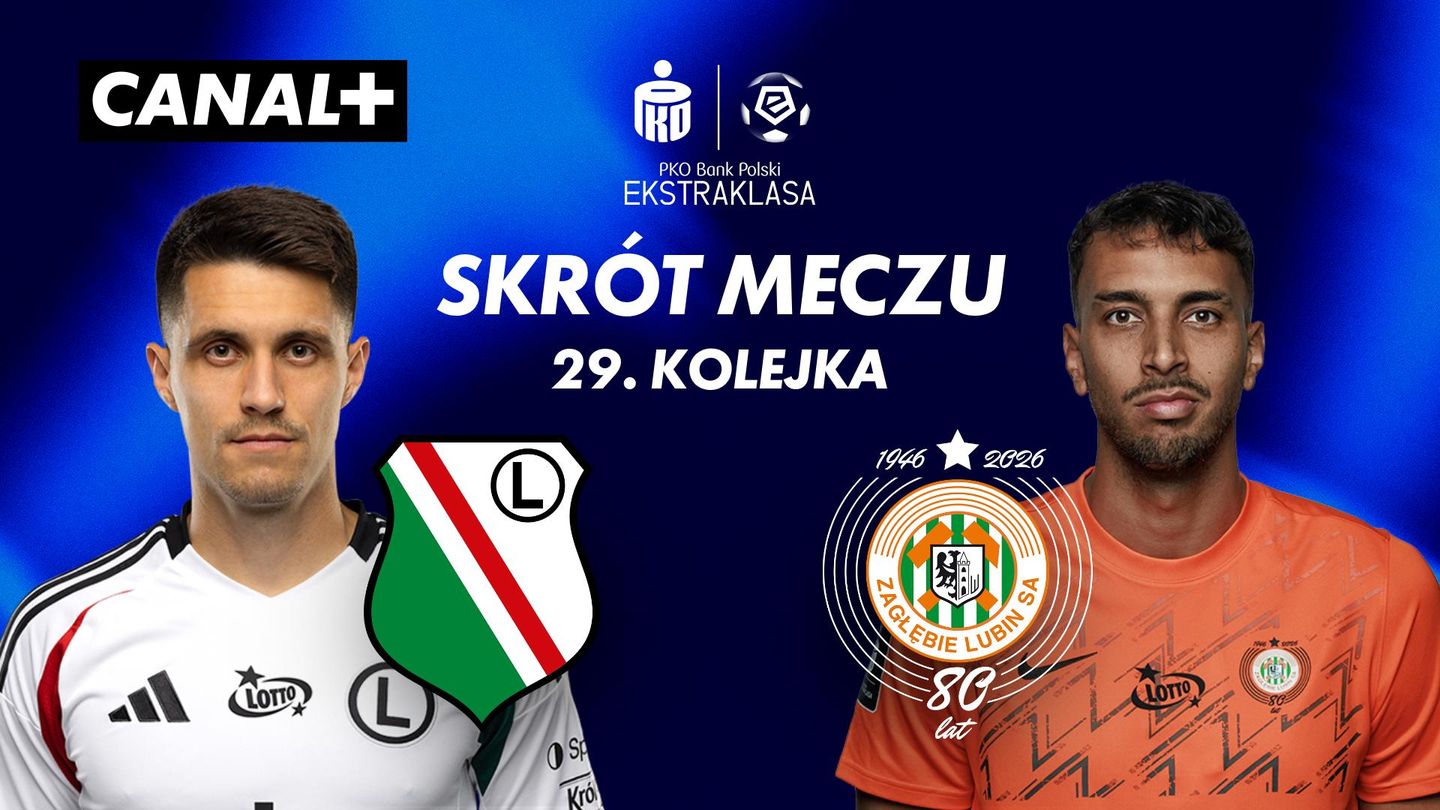 Skrót meczu Legia Warszawa – KGHM Zagłębie Lubin