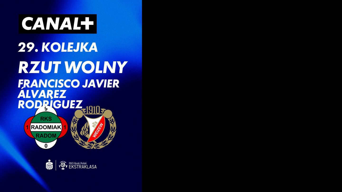 Rzut wolny Francisco Javier Álvarez Rodríguez przeciwko Radomiak Radom (36')