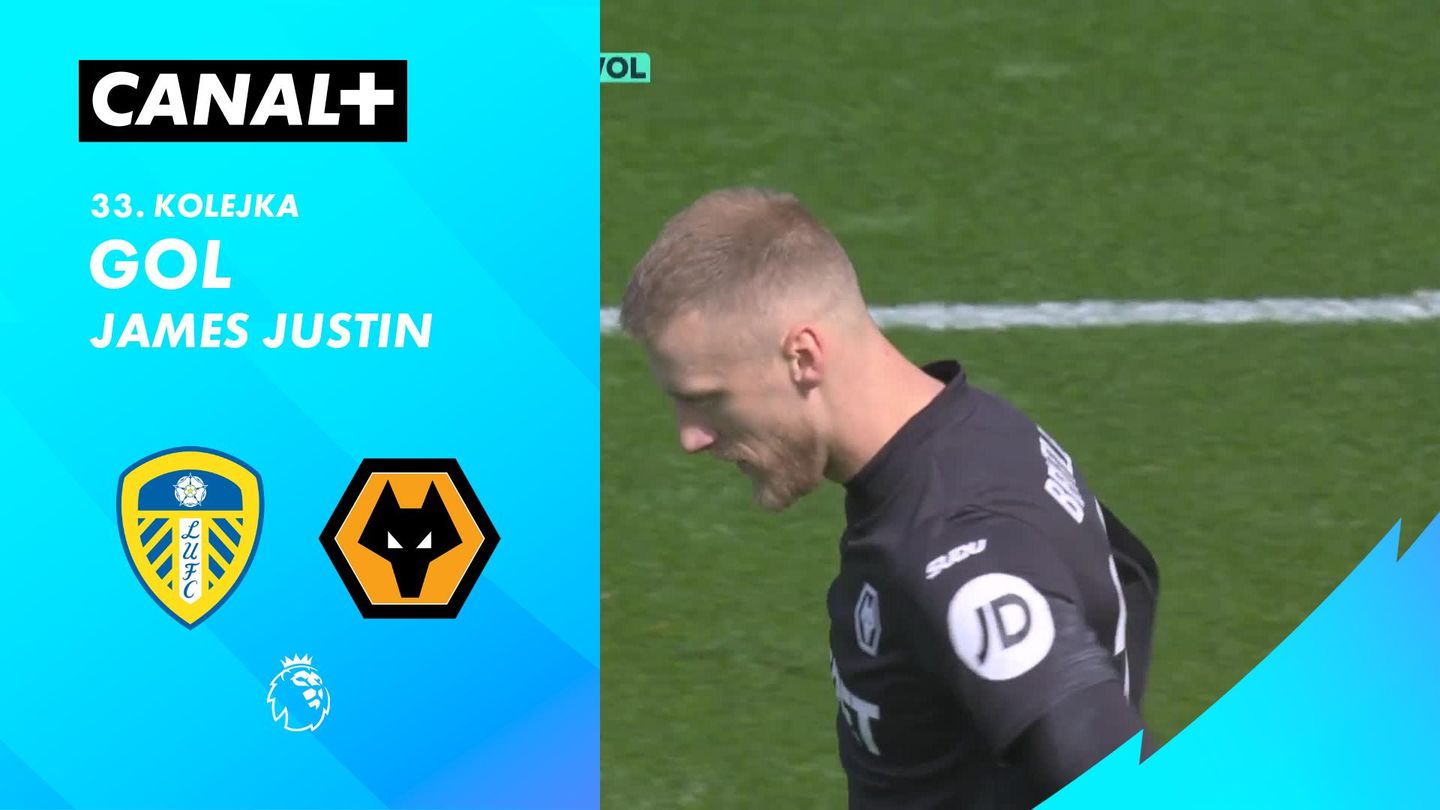Gol James Justin przeciwko Wolverhampton Wanderers (18')