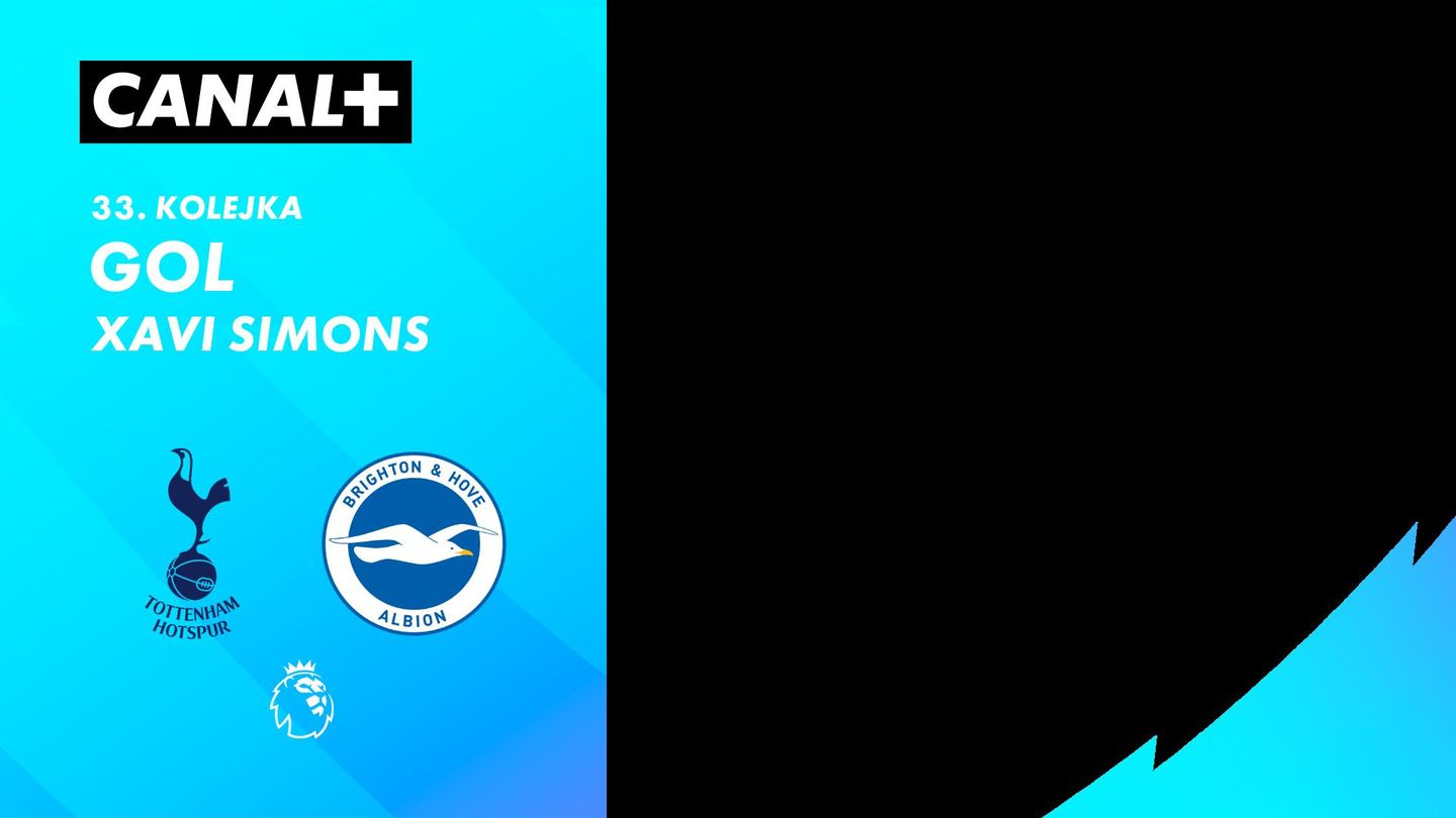 Gol Xavi Simons przeciwko Brighton and Hove Albion (77')