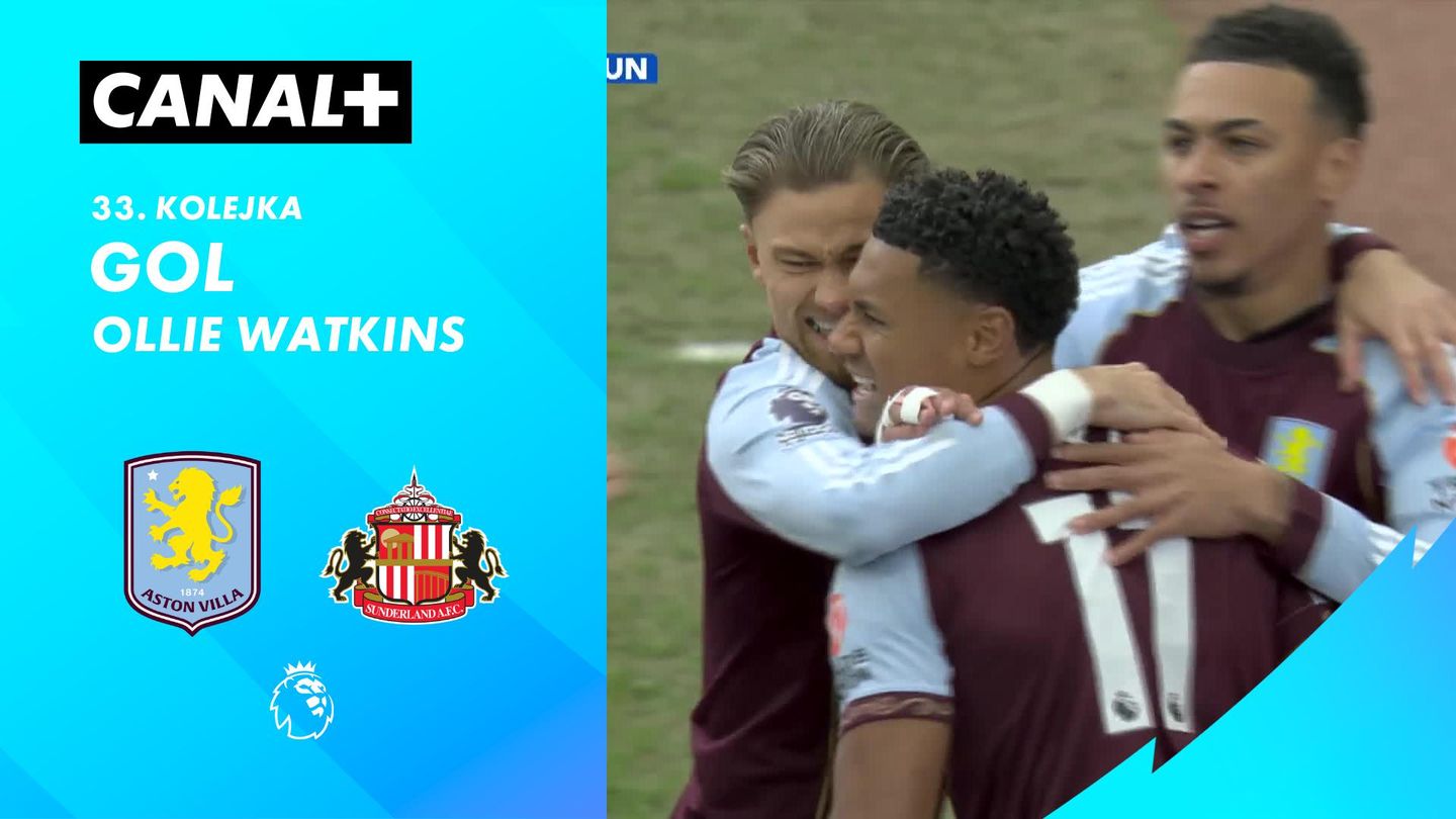 Gol Ollie Watkins przeciwko Sunderland (2')