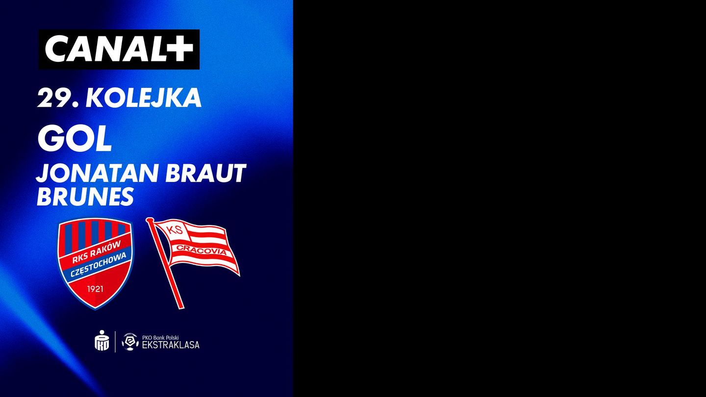 Gol Jonatan Braut Brunes przeciwko Cracovia  (45')