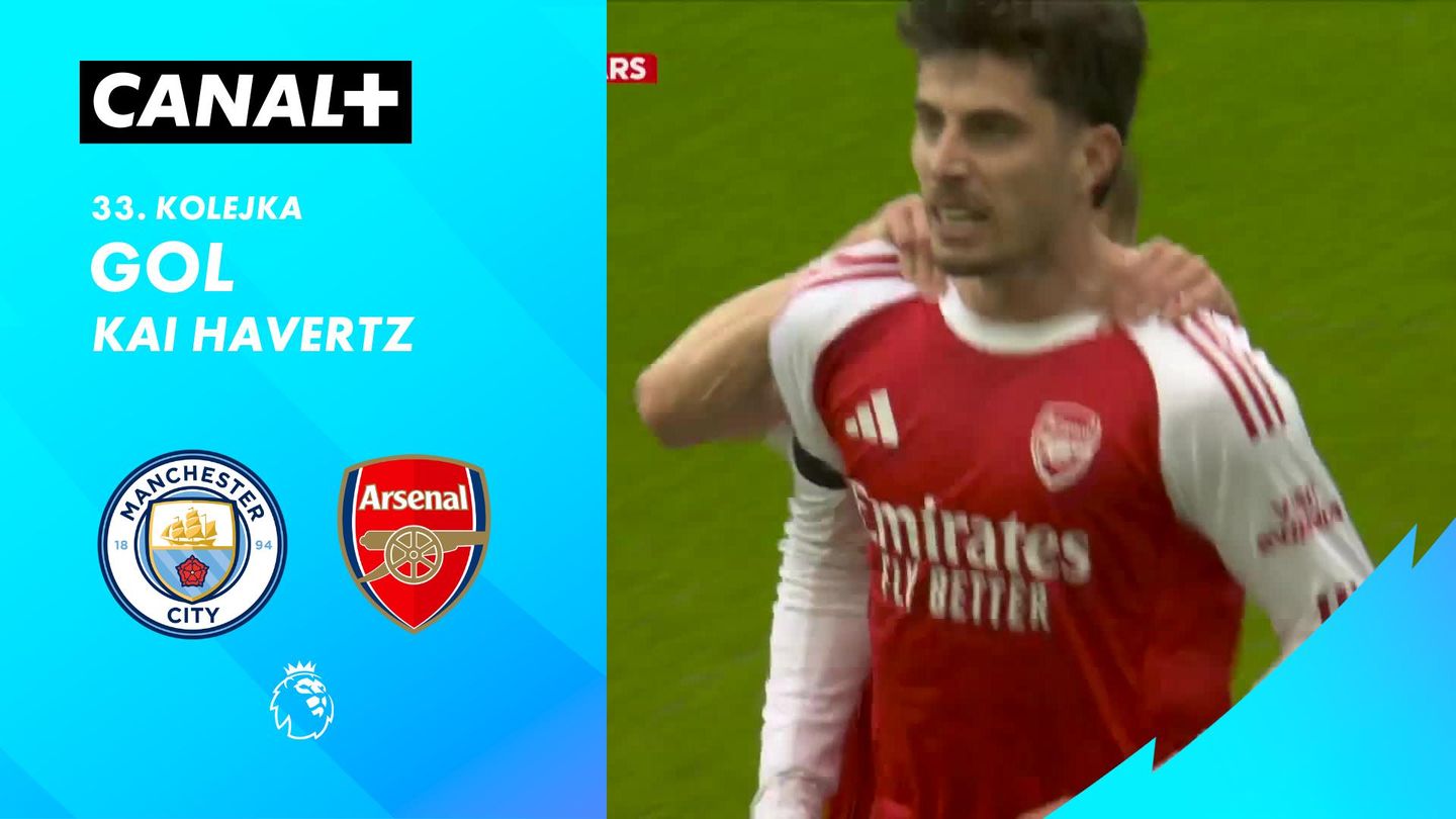 Gol Kai Havertz przeciwko Manchester City (18')