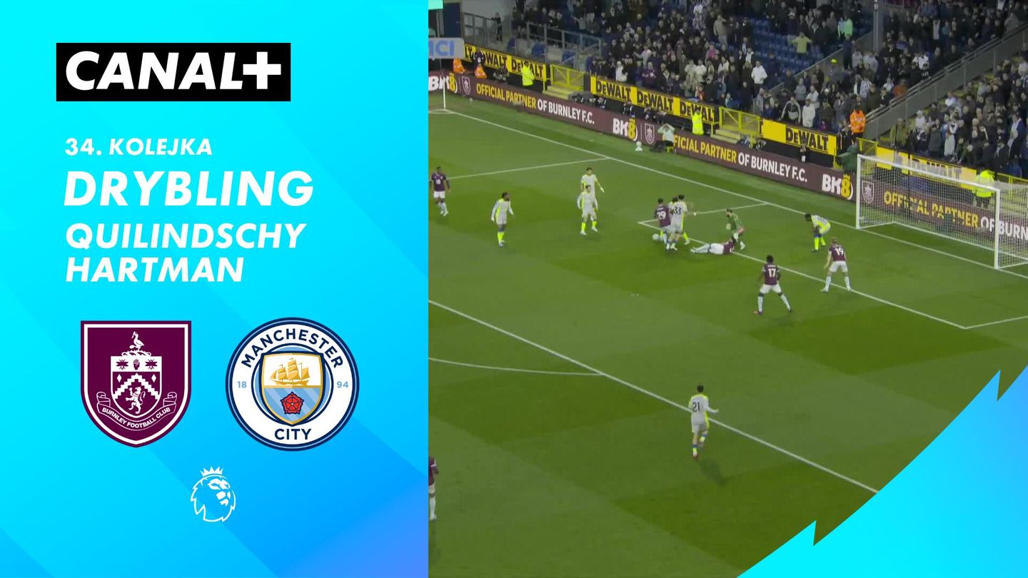 Drybling Quilindschy Hartman przeciwko Manchester City (7')