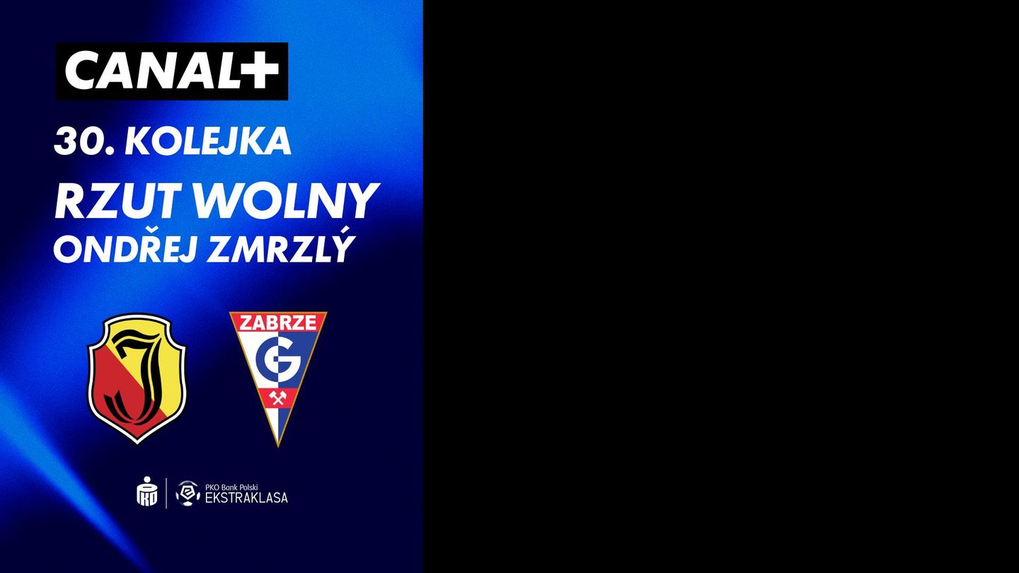 Rzut wolny Ondřej Zmrzlý przeciwko Jagiellonia Białystok (20')