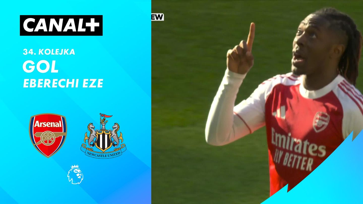 Gol Eberechi Eze przeciwko Newcastle United (9')